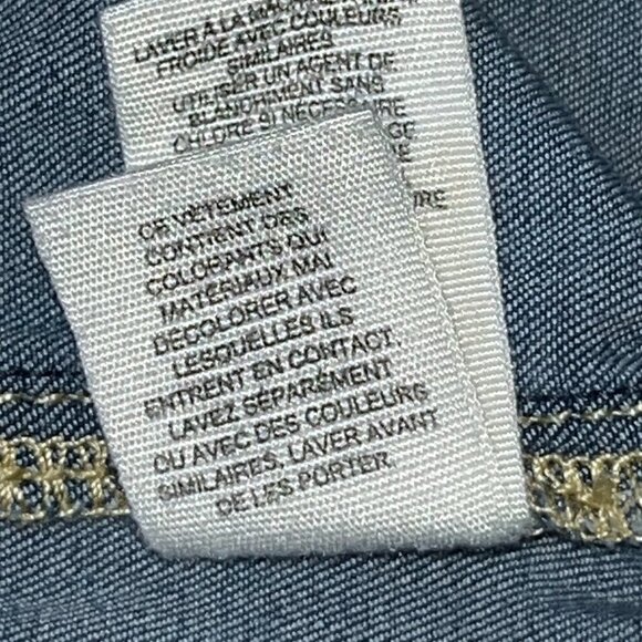 WE THE FREE JUST FLOAT ON ELEPHANT EAR BELL BOTTOM EXTREME FLARE BLUE JEANS - 31 - Picture 14 of 15